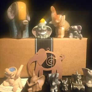 Beautiful 12pc Elephant Collection